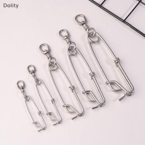 🎄【Special price】Dolity 1Pc Stainless Steel Ring Tuna Fishing Clip Snap With Swivel Ring Connector For Spearfishing Long Line Fishing Accessories