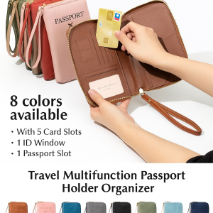 Multifunctional Travel Organizer Document Bag Money Clip Wallet Passport Wallet