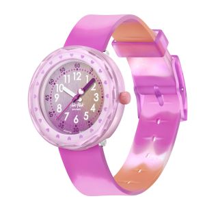 Flik Flak Fuze In Pink (FCSP130) Pink Silicone Kids Watch