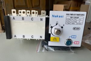 Chuyển nguồn tự động ATS 4P 125A -NAKASI - Chuyển nguồn tự động 3 pha 4 cực loại tốt 100A