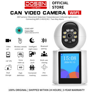DOSEN Icsee V1 Video Cctv Camera Wireless connect phone 360° for home Baby Monitor / Full Color Night Vision / Auto Tracking Wifi Camera