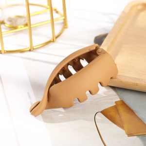 Korean Fashion Hair Clip Solid Color High Ponytail Banana Clip for Women