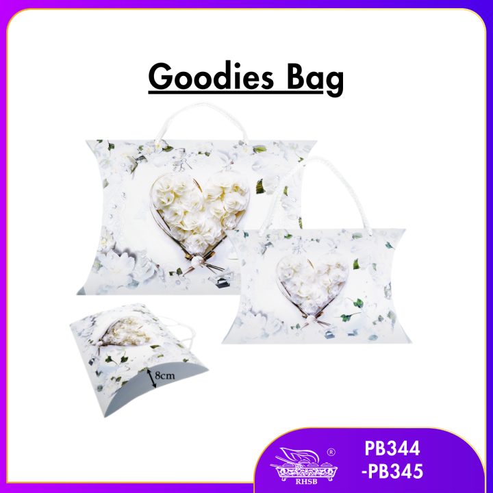 12pcs  PROMOSI  DOORGIFT BOX / KOTAK MURAH /GOODIES BOX / WEDDING GIFT BOX / PILLOW BOX /BOX BAN PB344/5