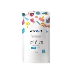 Nước Rửa Bình Sữa & Chén Bát Atono2 Đậm Đặc Thuần Chay Có Thể Rửa Được Rau Dủ Quả Thương Hiệu Hàn Quốc 480g - Bibo Mart