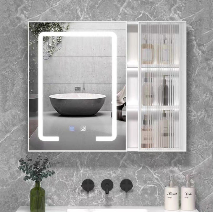 bathroom mirror aluminum wall vanity mirror with led light