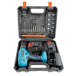 2024 NEW Cordless Impact Drill Full Set Lightweight High Torque Lithium Battery 2 Speed Electric Drill for Wood Aluminum Steel Screwdriver Portable