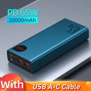 🥇✅SG READY STOCK✅Baseus 65W Power Bank 20000mAh/ 30000mAh QC3.0 Fast Charge Type C Quick Charge Portable Powerbank External Battery For Samsung For Huawei
