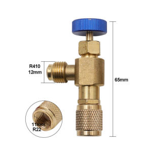 Safety valve for aircon Adapter R410A R22 Refrigerant Charging Retention Control Valve Aircond Repair Top Up flaring tools heavy duty Aircon tools Aircon accessories