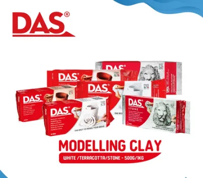 Das Clay Modelling kecil White Putih Tanah Liat Kerajinan Tangan Untuk Prakarya Tanpa Oven Best Air Dry Clay250 gram - 348800 Kesenian Lempung Bermacam Bentuk Sesuai Keinginan Campuran Water Malang