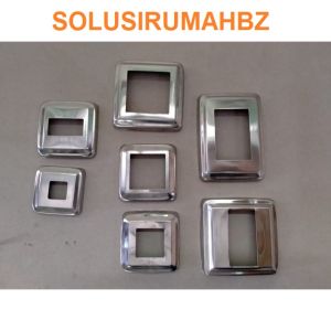 BRAKET HOLLOW STAINLESS RING KOTAK TAPAK PIPA holow BRACKET 20x20 25x25 20x40 30x30 35x35 40x40 40x80 50x50 40x60 mm SS STEEL