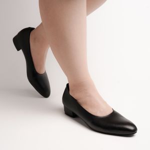 Zavatu Sepatu Hak Tahu 3cm Big Size Jumbo 41 42 43 44 45 ZVT 233 Hitam