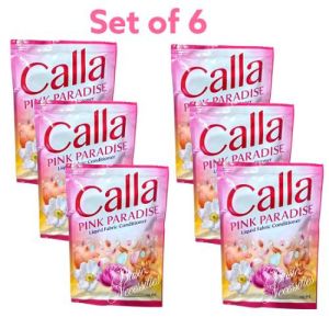 Calla Pink Paradise Fabric Conditioner Sachets 28ml x 6pcs