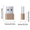 USB2.0 Male to Type C Female Adapters Type C to USB Charger Cable OTG Adapters for Phone Laptops. 