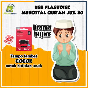 USB Flashdisk Murottal Quran Juz 30 Juz Amma Irama Hijaz Merdu Untuk Hafalan Anak