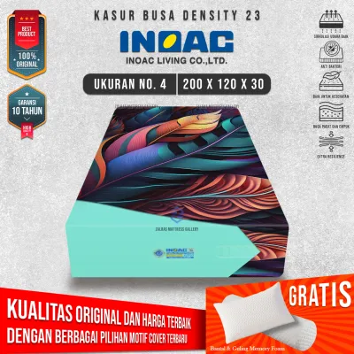 [ 200x120x30 ] Kasur Busa No. 4 Original INOAC EON Density 23 Garansi 10 Tahun