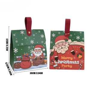 Yespery 20 món quà giáng sinh theo chủ đề hộp Kẹo ông già Noel Bánh quy sô cô la đồ ăn nhẹ Kẹo hộp giấy gói hộp chiêu đãi tiệc giáng sinh vui vẻ