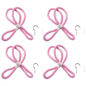 4pcs Soft Rope Curtain Holdbacks Perfect For Adding Touch Of Elegances To Curtains Decorative Curtain Tie Curtain Holder