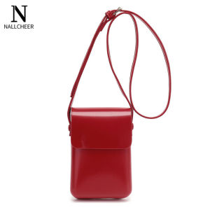 NALLCHEER กระเป๋าสะพายข้างสำหรับผู้หญิงกระเป๋าแฟชั่นสไตล์เกาหลีกระเป๋าสะพายไหล่เส้นเดียวใส่โทรศัพท์มือถือได้