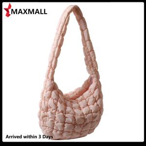 【New Arrival】 กระเป๋าเบาะผ้าฝ้ายผ้าห่มเช็คผู้หญิงกระเป๋าหิ