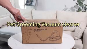 800W Pet Grooming Vacuum Kit 7 In 1 Dog Cat Hair Trimmer Clipper DeShedder Shaver Suction Vacuum Cleaner For Household