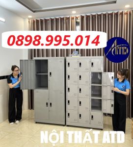 Tủ hồ sơ locker sắt đựng đồ nhân viên có khóa an toàn tủ sắt nhiều ngăn cho khách để đồ cá nhân