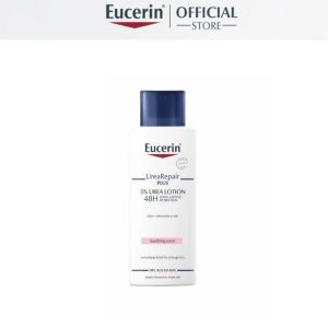Eucerin UreaRepair PLUS 5% Urea Lotion 250ml | 48H Intensive Moisturizer for Dry Rough & Sensitive Skin