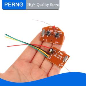 [PERNG] Tehe 2CH RC Accessory Module 2.4G Circuit PCB Transmitter and Receiver Board Radio System for Car Truck Toy