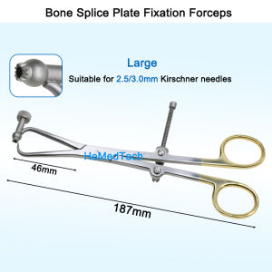 Orthopedic Surgery Bone Reduction Forceps with Guide Hole Bone Holding Forceps High Quality Medical Orthopedic Instrument