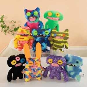 IPIE2 ตลก ทันสมัย ตุ๊กตาฟันน่าเกลียด ตุ๊กตาผ้า ของตกแต่งบ้าน ฟันน่าเกลียดที่ยัดไส้ ตุ๊กตาผ้าขนนุ่ม คอลเลกชัน ของเล่นตุ๊กตาตลก ของใช้สำหรับงานปาร์ตี้