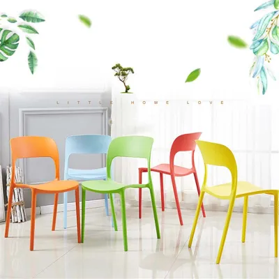 Ghế ăn hiện đại nhà bếp nhựa PP đúc nguyên khối nhiều màu ghế ăn ghế cafe ghế làm việc văn phòng cao cấp GAN001