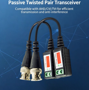 1080P Passive RJ45 Video Balun 2 in 1 BNC Cable Connector Twisted Pair AHD/CVI/TVI CCTV Camera System- Green