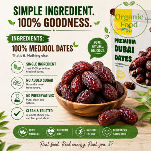 Premium Dubai Dates – 100% Natural No Added Sugar Healthy Dried Fruit in 250g 500g 1kg