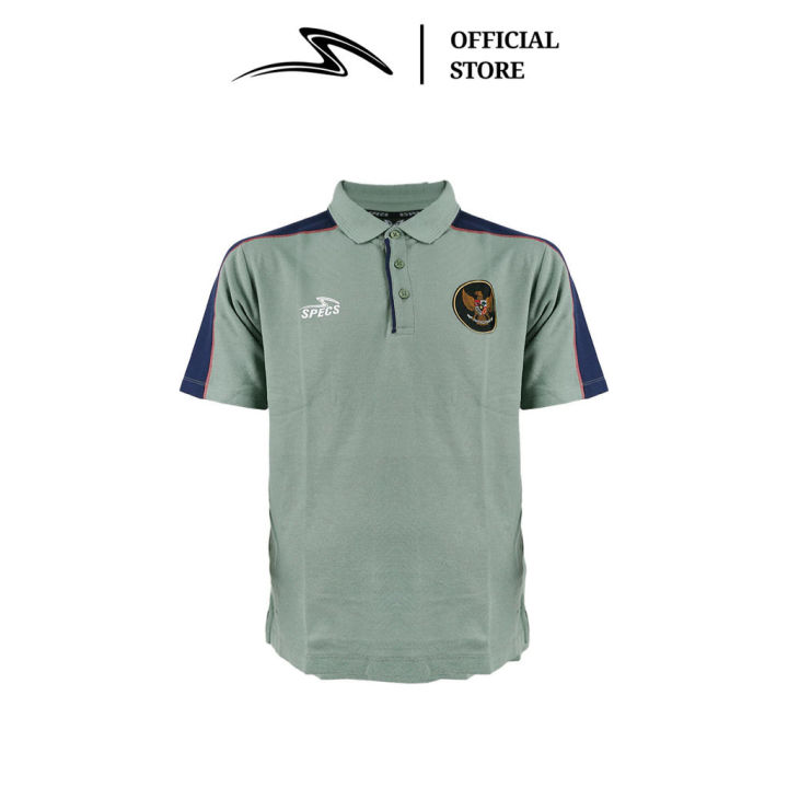 SPECS BIANTARA POLO SHIRT (M) SAGE GREEN NAVY SPE2010034