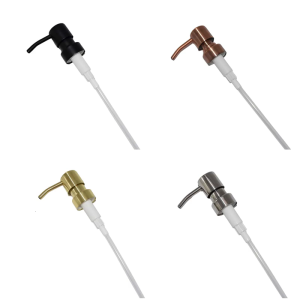 Corrosions Resistant Stainless Steel Lotions Dispenser Pumps Head Leakproof Designs for Creams and Plastic Bottles