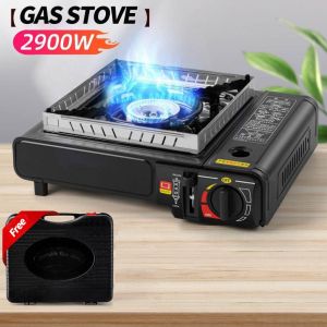 Portable Gas Stove Single Dual Use with Case for Outdoor Mini Camping Villa Butane Gas Stove