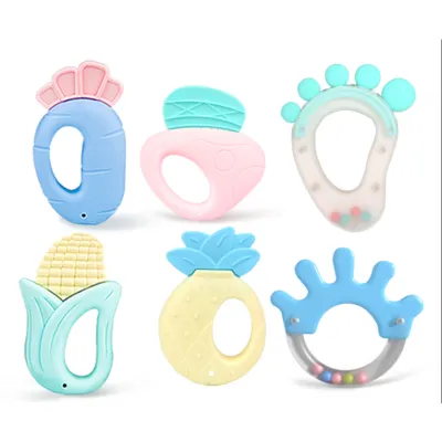 Baltra Baby Teether Baby Teething Stick Toddler Educational Mobiles Toys Baby Silicone Teether Molar Rod