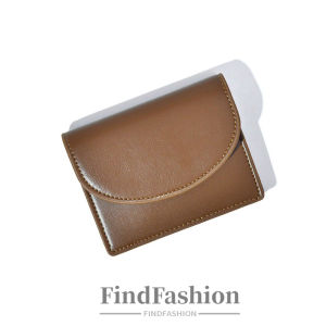 FindFashion Korean Wallet PU Leather Coin Purse Wallet for Women Simple Solid Color Coin Purse for Women