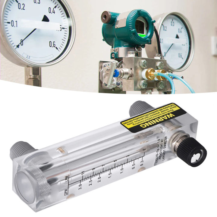 Adjustable Acrylic Water Liquid Meter Panel Mount Type Water Meter ...
