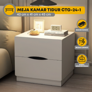 ORANGE Meja Nakas Bedside Table Lemari Laci Penyimpanan Meja Nakas kayu Meja Sisi Ranjang Kayu