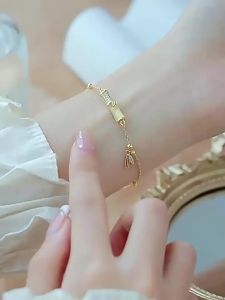 Vòng Tay Lễ Hội Tre Ngọc Hetian Nữ ins Đơn Giản Và Thích Hợp Có Bạn Vòng Tay Tre Trang Sức Tay Thiết Kế Cao Cấp Sang Trọng Nhẹ