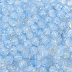 30pcs 10mm Opal Glass Round Beads for Necklace Bracelet DIY Jewelry Craft Making Accessories