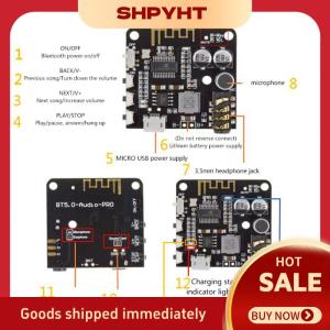 SHPYHT✨ 5.0 Bluetooth Audio Receiver Board Bluetooth MP3 Lossless Decoder Board Wireless Stereo Music Module Bluetooth Decoding Board