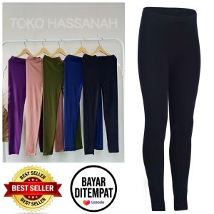BIG SALE!!! Leging Wanita Dewasa Panjang - Lejing Wanita Tebal - Celana Legging Spandex Polos