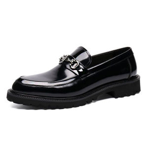 IELGY【38-48】 Shoes Mens Leather Shoes Casual Leather Shoes