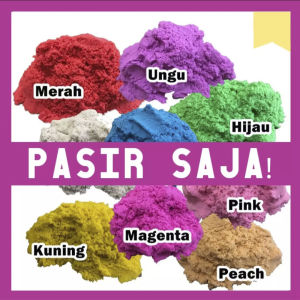Pasir Ajaib REFILL 1 KG - Ungu - Magic Kinetic Play Sand / Pasir Mainan Anak
