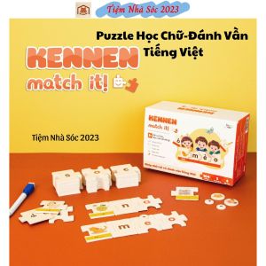 Đồ Chơi Giáo Dục Kennen Match it- Puzzle Học Chữ Và Đánh Vần Tiếng Việt.Biến Việc Học Của Trẻ Trở Nên Thú Vị Hơn - Tiệm Nhà Sóc 2023