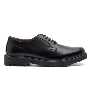 PLATO BLACK (KULIT ASLI) |ManNeedMe x Kenzio| Sepatu Pantofel Pria Spatu Derby Formal Oxford Shoes