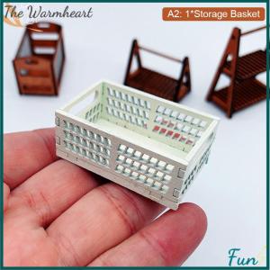 【The Warmheart】 1 12 Dollhouse Mini Storage Baskets Dolls House Bread Food Basket Dollhouse Decoration Accessories