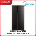 MIDEA Kulkas Side by Side 532 Liter  MDRS710FGF28ID. 