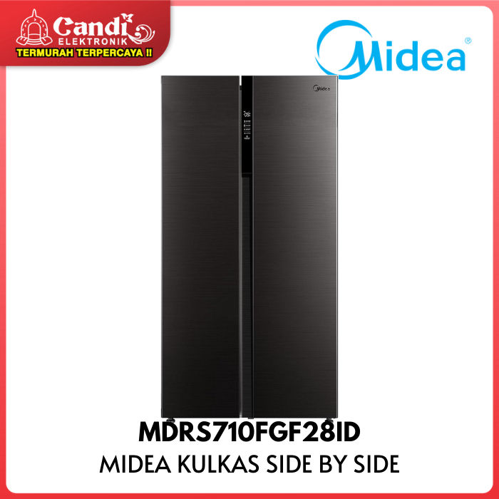 MIDEA Kulkas Side by Side 532 Liter  MDRS710FGF28ID